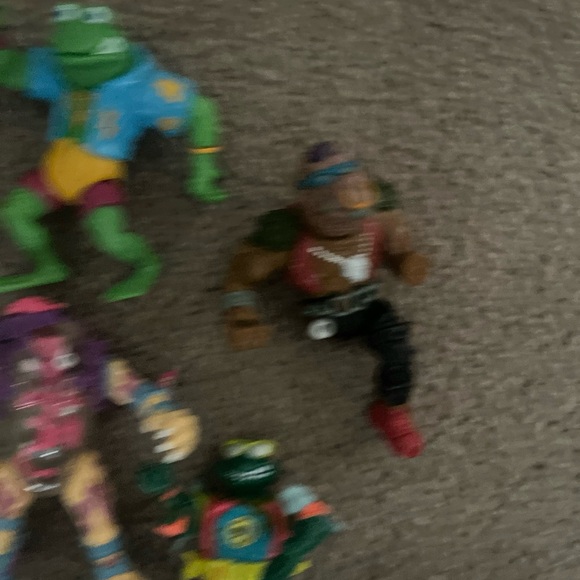 Lot of 14 Vintage Playmates TMNT Teenage Mutant Ninja Turtles, Case Too - Picture 4 of 7